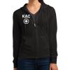Women's Fitted Jersey Full Zip Hoodie Thumbnail